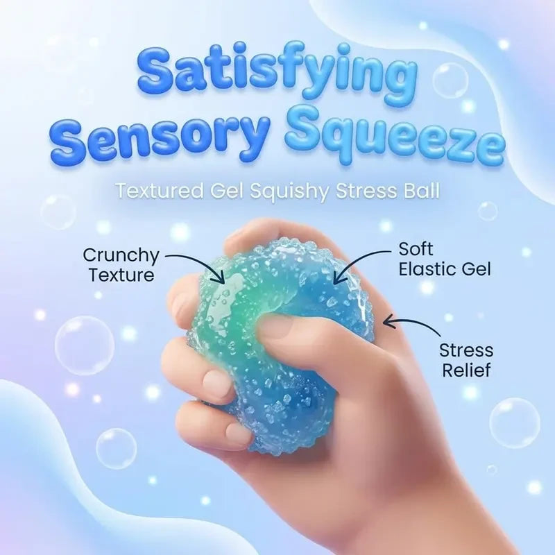 Textured Memory Gel Stress Ball