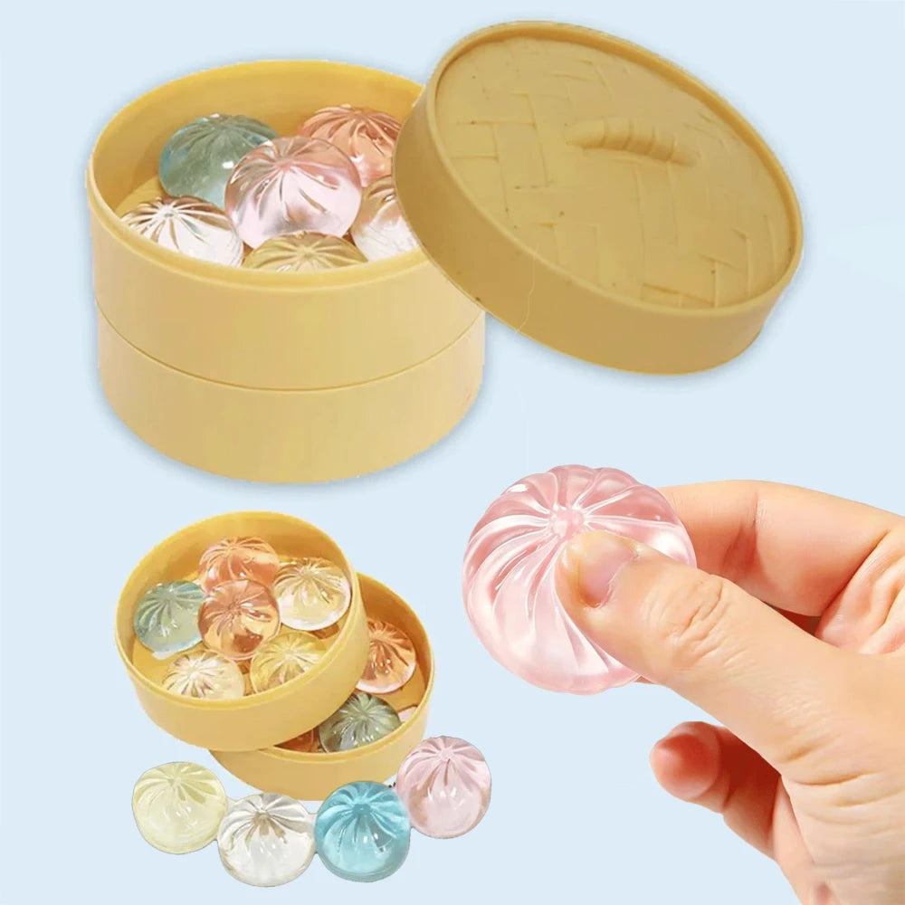 Mini Glitter Dumpling Stress Relief Toy