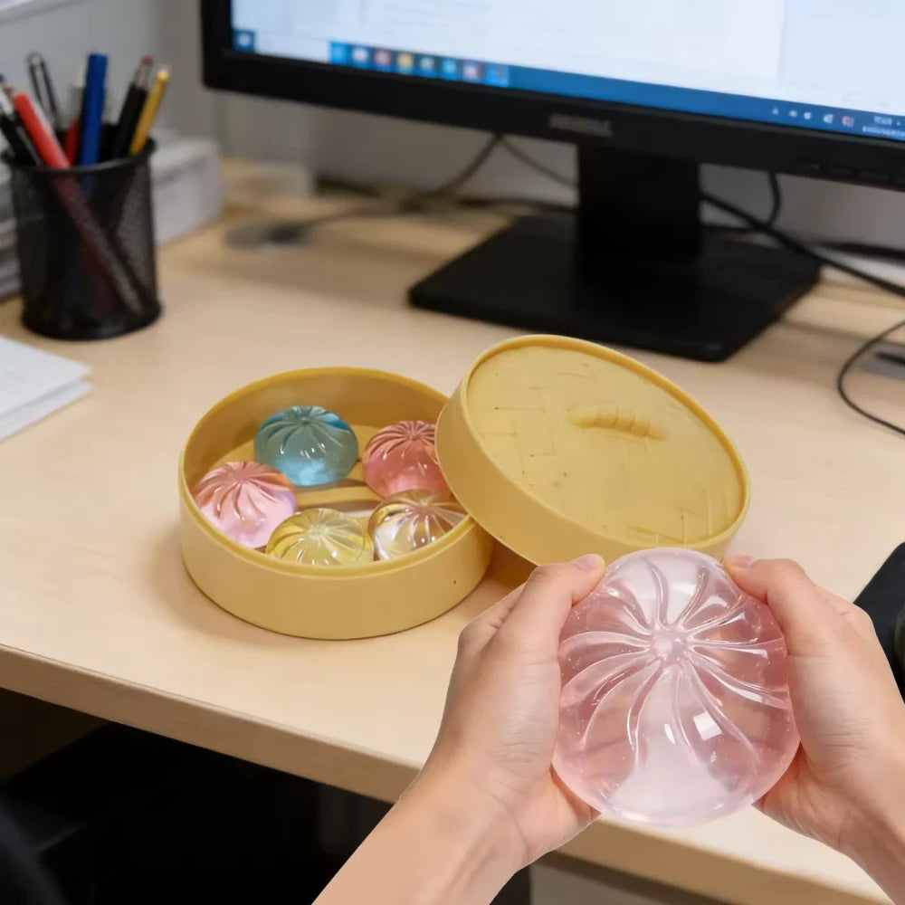 Mini Glitter Dumpling Stress Relief Toy